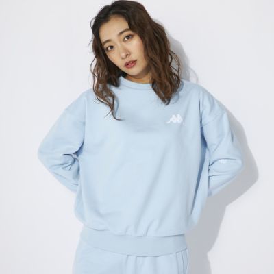 Kappaレディーススウェット Kappa/カッパ スウェット トレーナー 半袖Tシャツ セットアップ