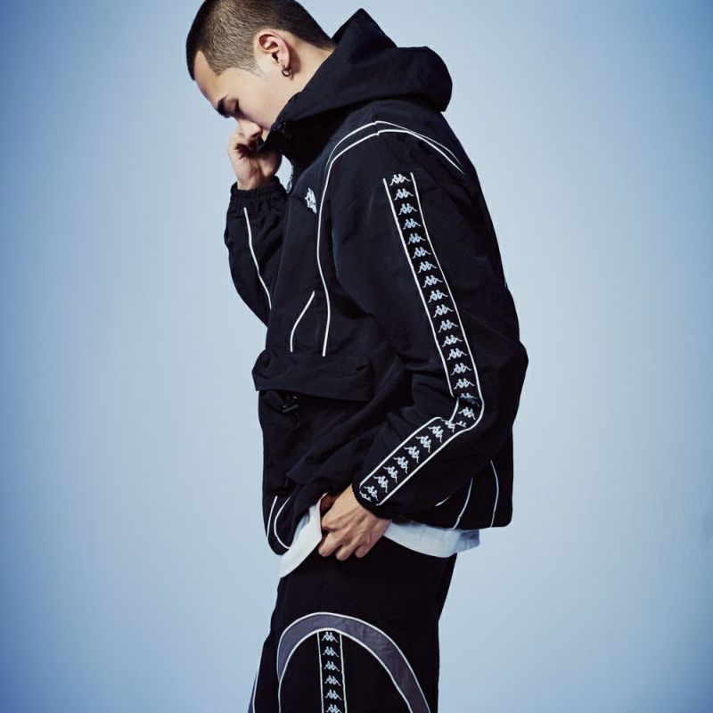 メンズ バンダラインナイロンジャケット | トップス | Kappaオンライン